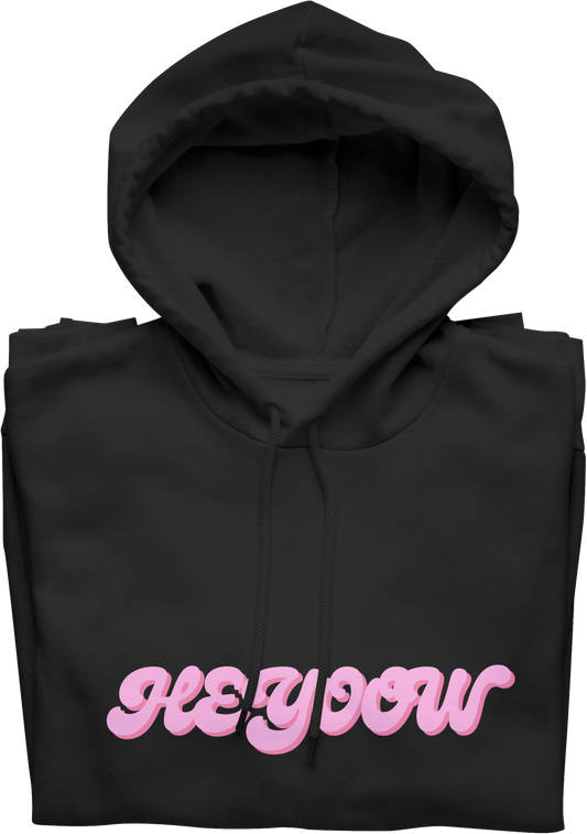 Bubble ● Hoodie ● Black - Pink
