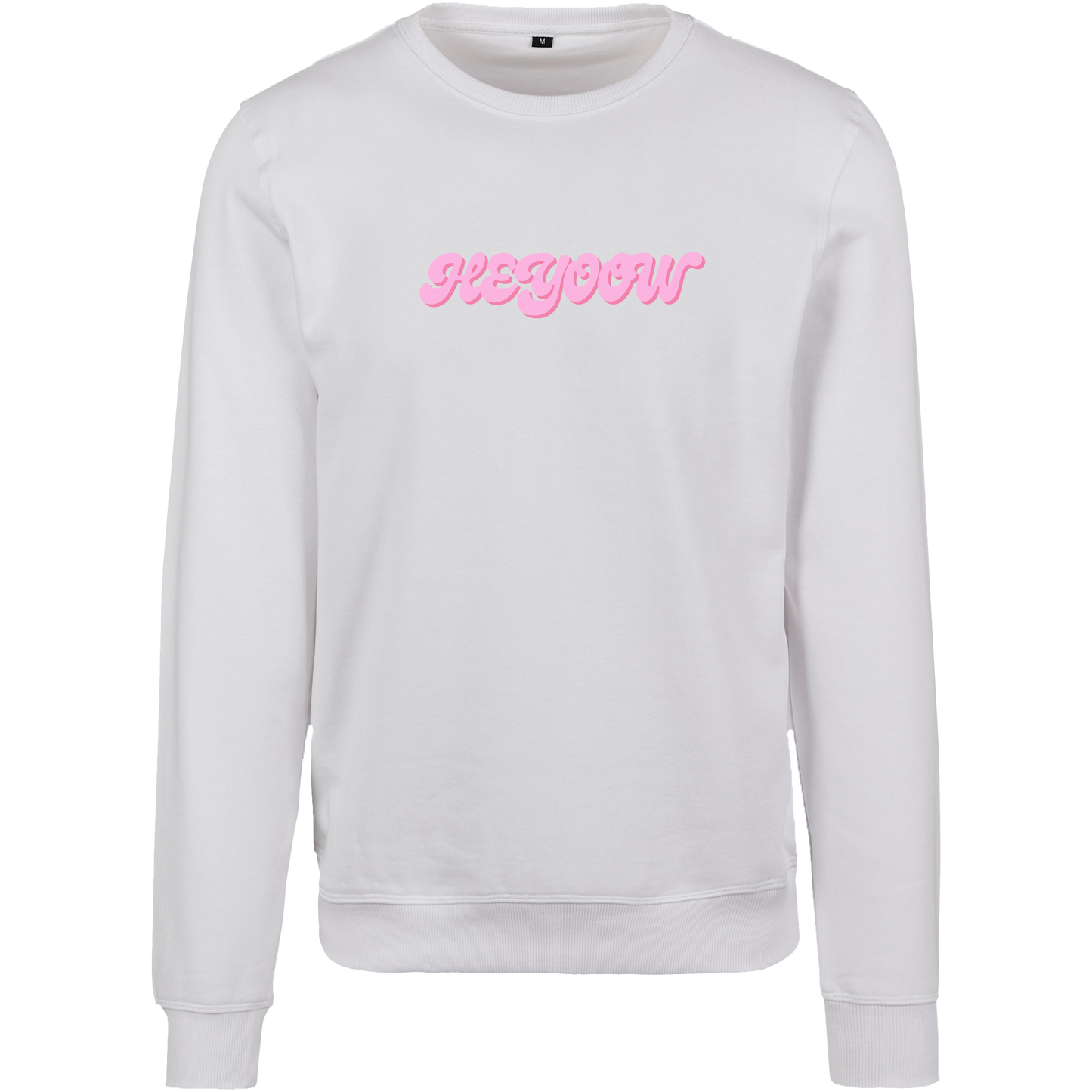 Bubble ● Crewneck ● White - Pink