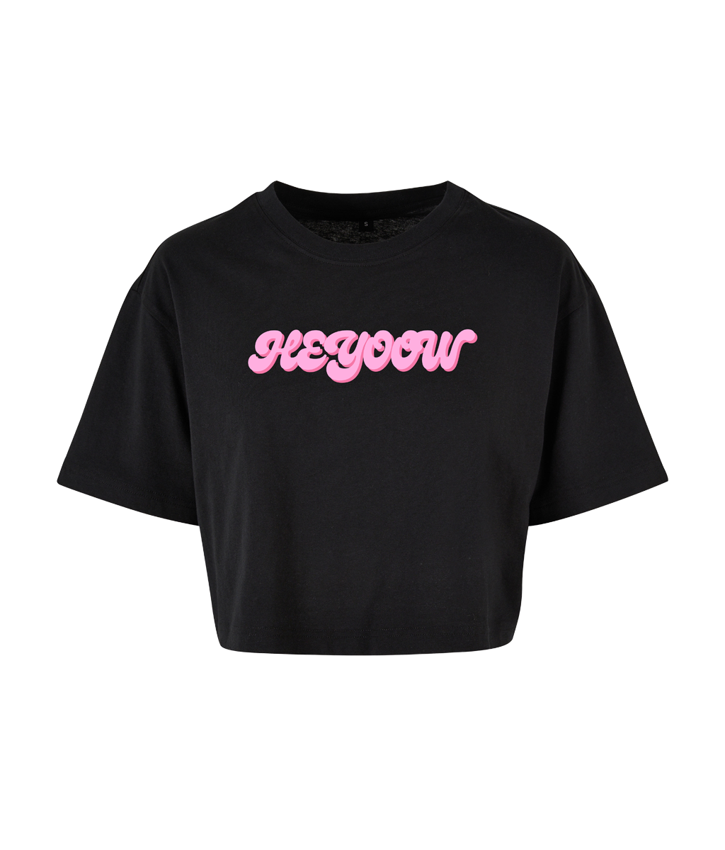 Bubble ● Croptop ● Black - Pink