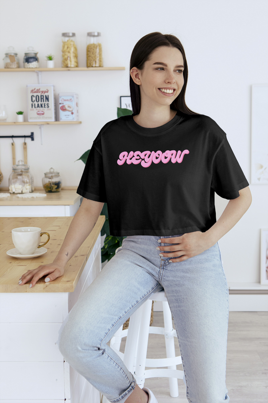 Bubble ● Croptop ● Black - Pink