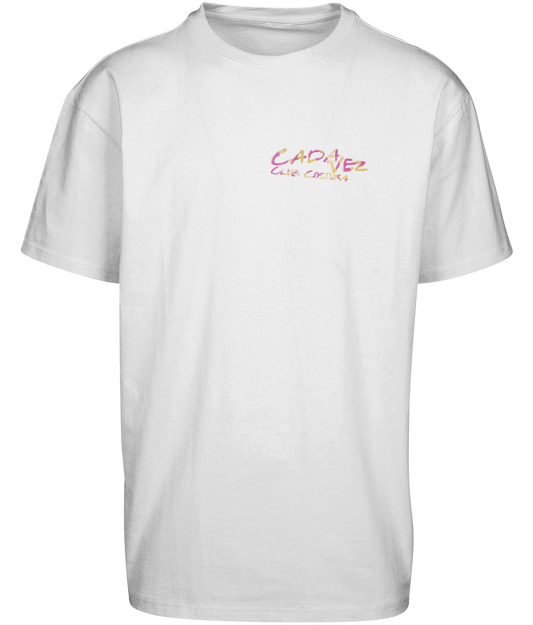 Cada Vez ● Shirt ● Yellow Pink ● Oversized ● White