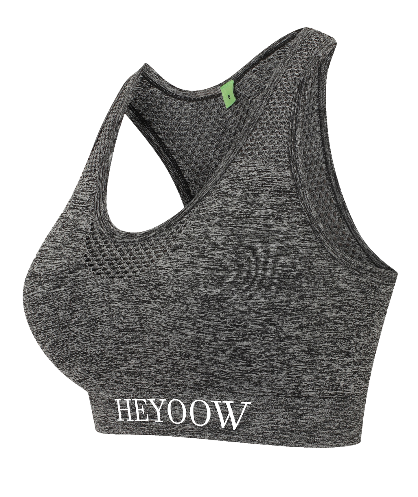 Type ● Seamless Sports Bra ● Dark Grey Marl