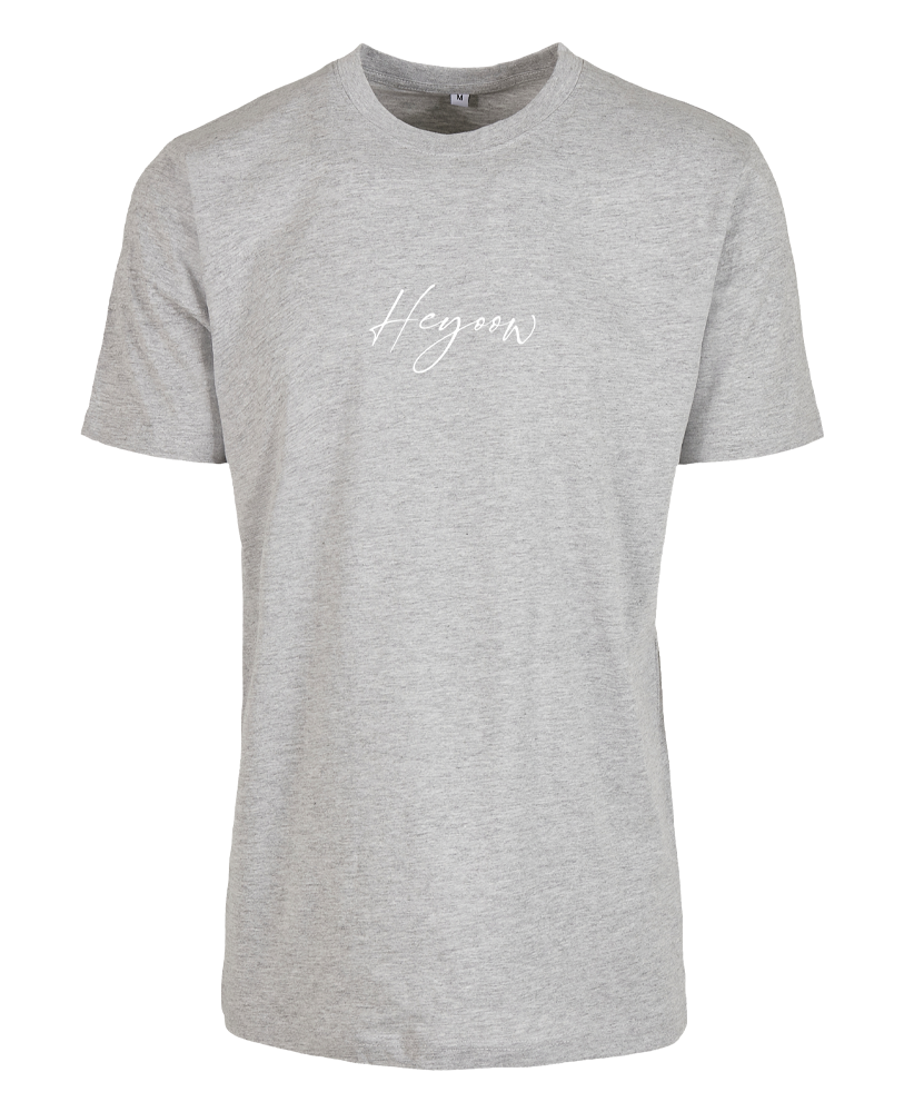 Written ● Shirt ● Heater Grey - White
