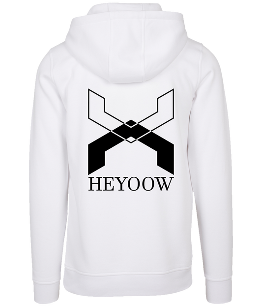 Basic ● Hoodie ● White - Black