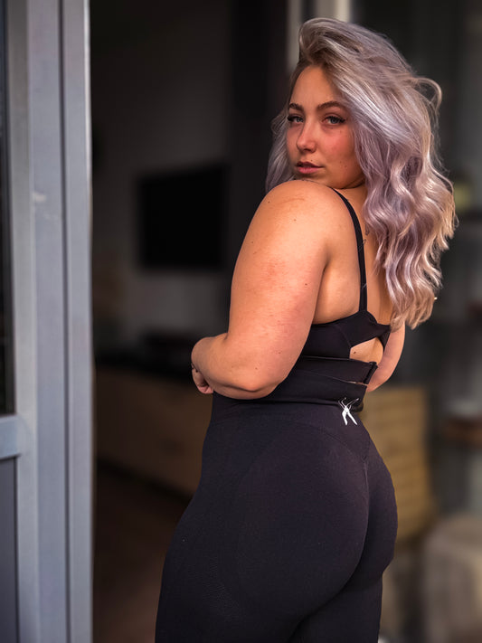 Low Key ● Recycled Scrunch Leggings ● Black