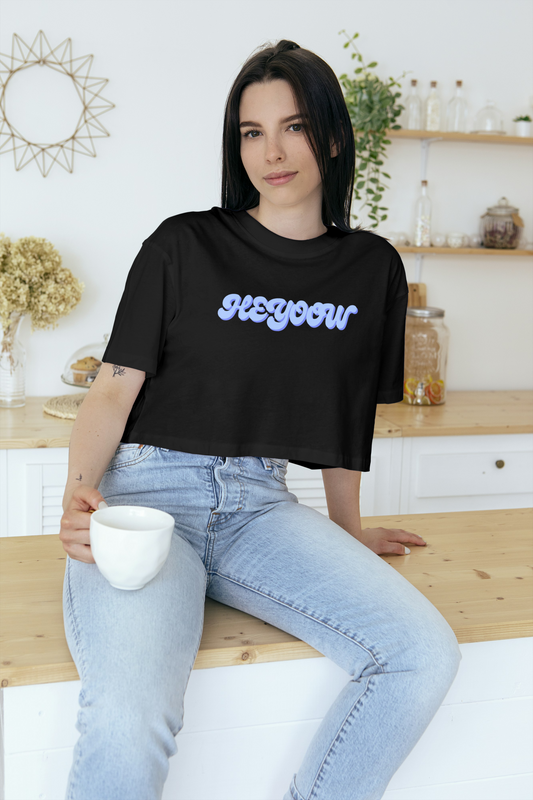 Bubble ● Croptop ● Black - Blue