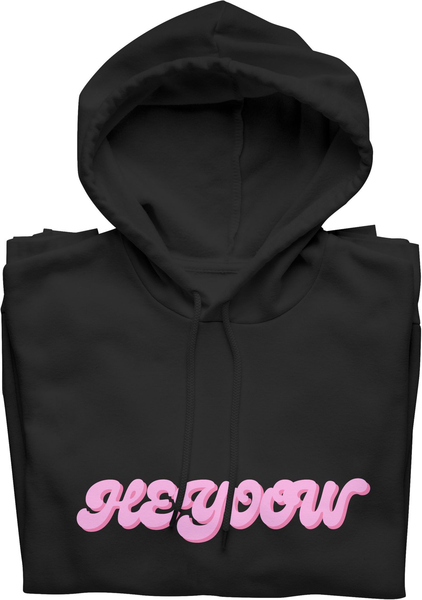 Bubble ● Hoodie ● Black - Pink