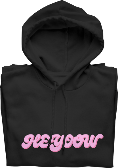 Bubble ● Hoodie ● Black - Pink