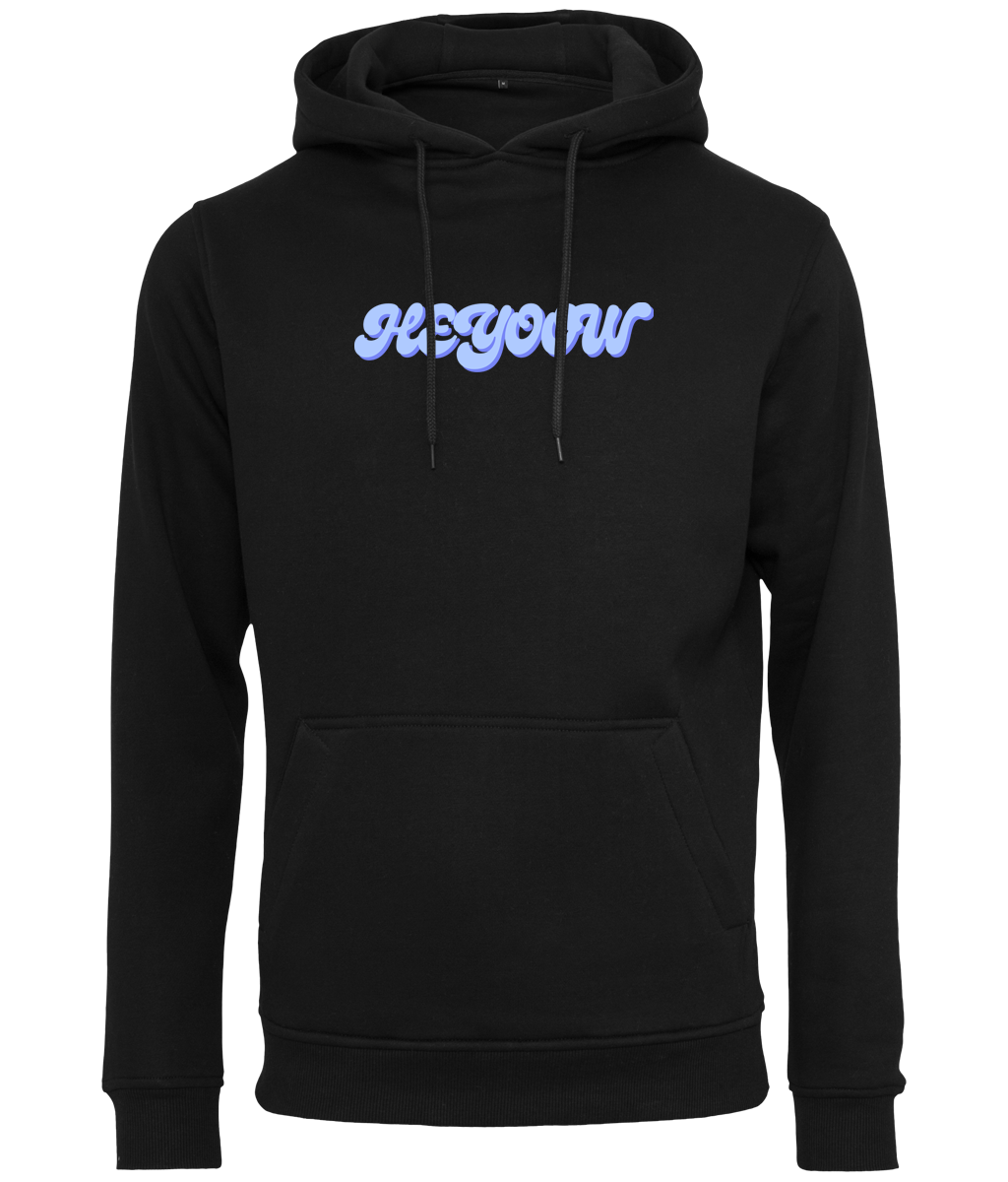 Bubble ● Hoodie ● Black - Blue