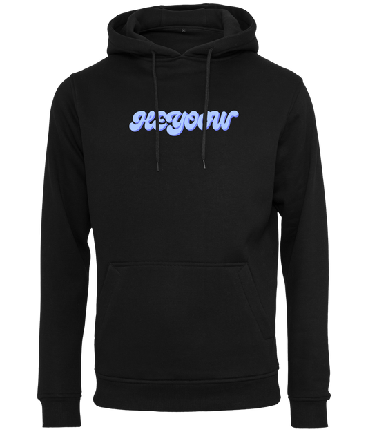 Bubble ● Hoodie ● Black - Blue