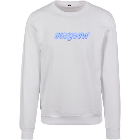 Bubble ● Crewneck ● White - Blue
