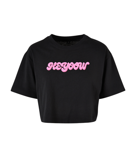 Bubble ● Croptop ● Black - Pink