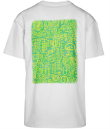 Cada Vez ● Shirt ● Green Yellow ● Oversized ● White
