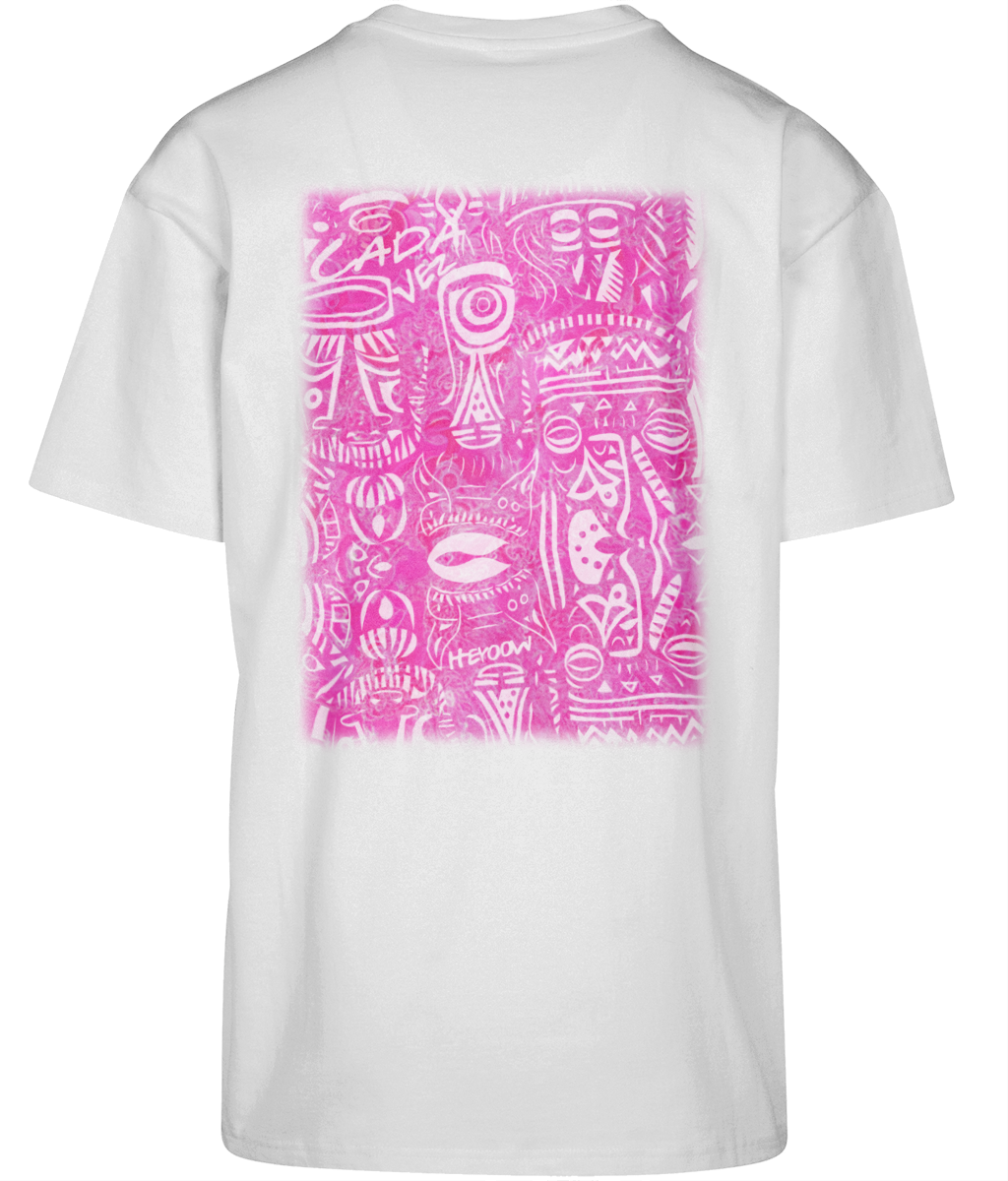 Cada Vez ● Shirt ● Pink ● Oversized ● White