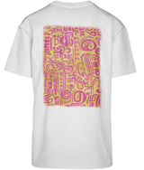Cada Vez ● Shirt ● Yellow Pink ● Oversized ● White