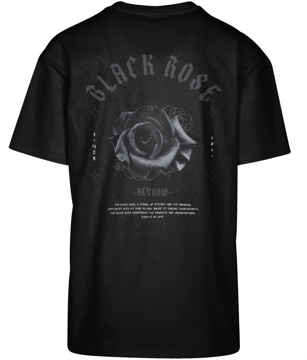 Black Rose ● Shirt ● Oversized ● Black
