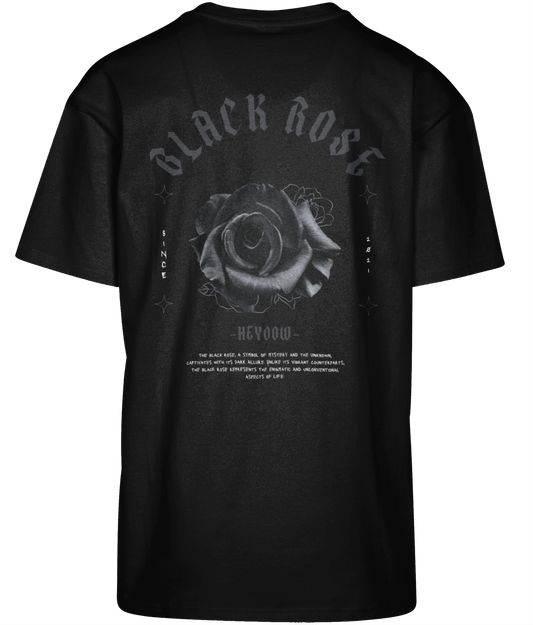 Black Rose ● Shirt ● Oversized ● Black