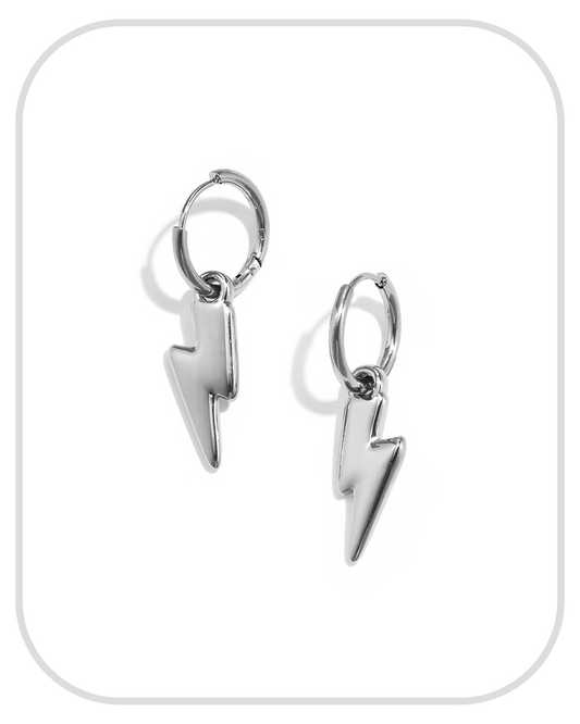 Lightning● Earrings ● Silver