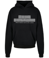 Club Costura ● Ultra Heavy Cotton Box Hoodie ● Black