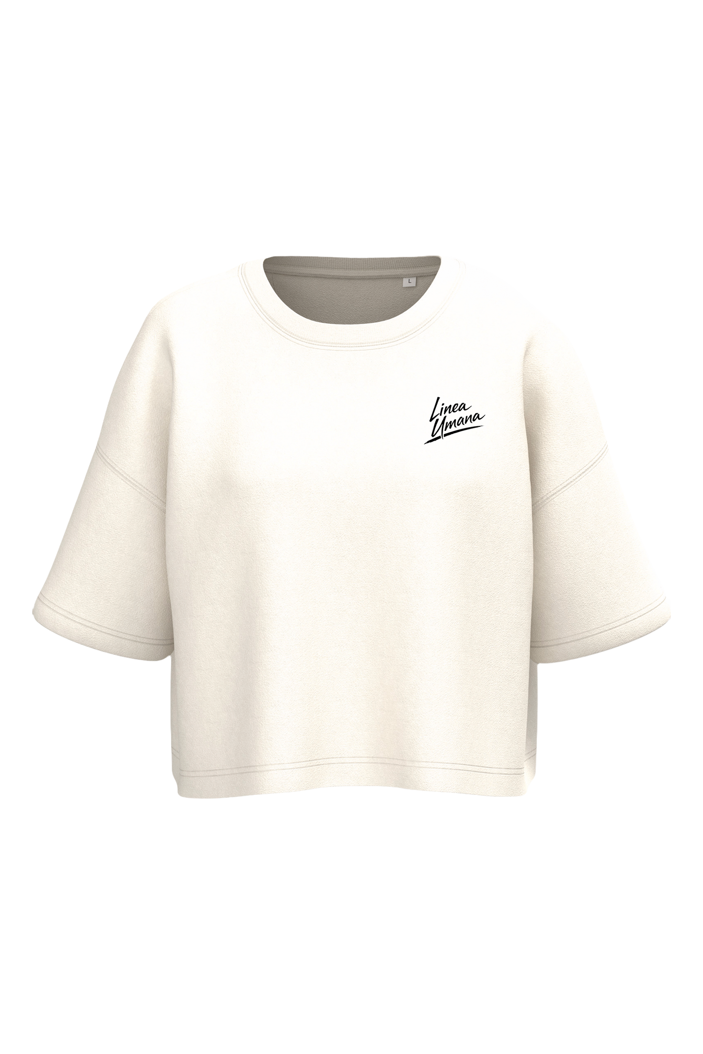 Jamo ● Cropped Sweater Short Sleeve ● Ivory