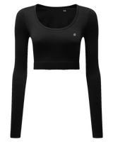 Forged ● Ribbed Croptop Long Sleeve ● Black