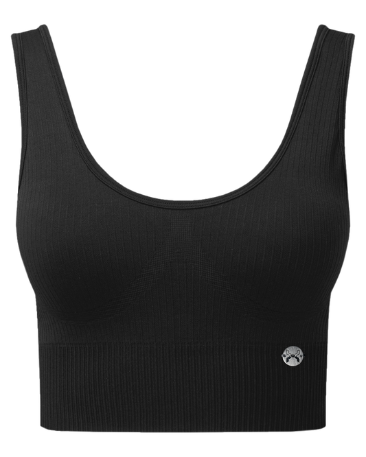 Forged ● Ribbed Sports Bra ● Charcoal
