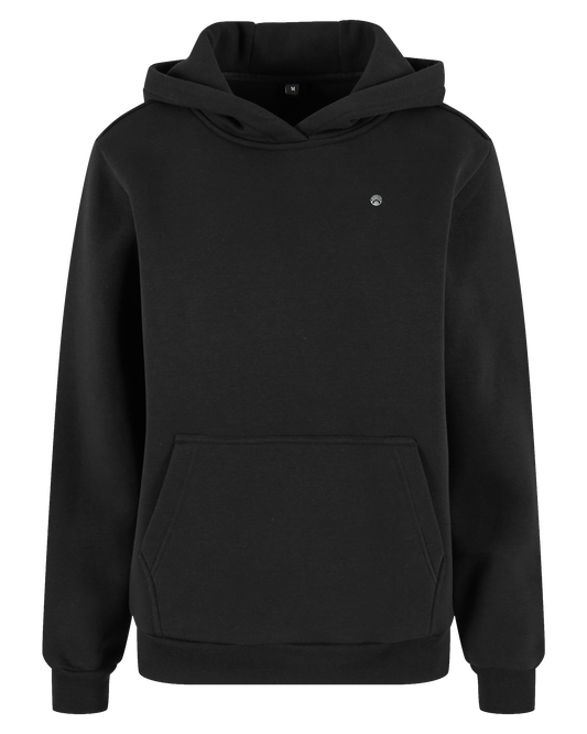 Forged ● Women's Fluffy Hoodie ● Black