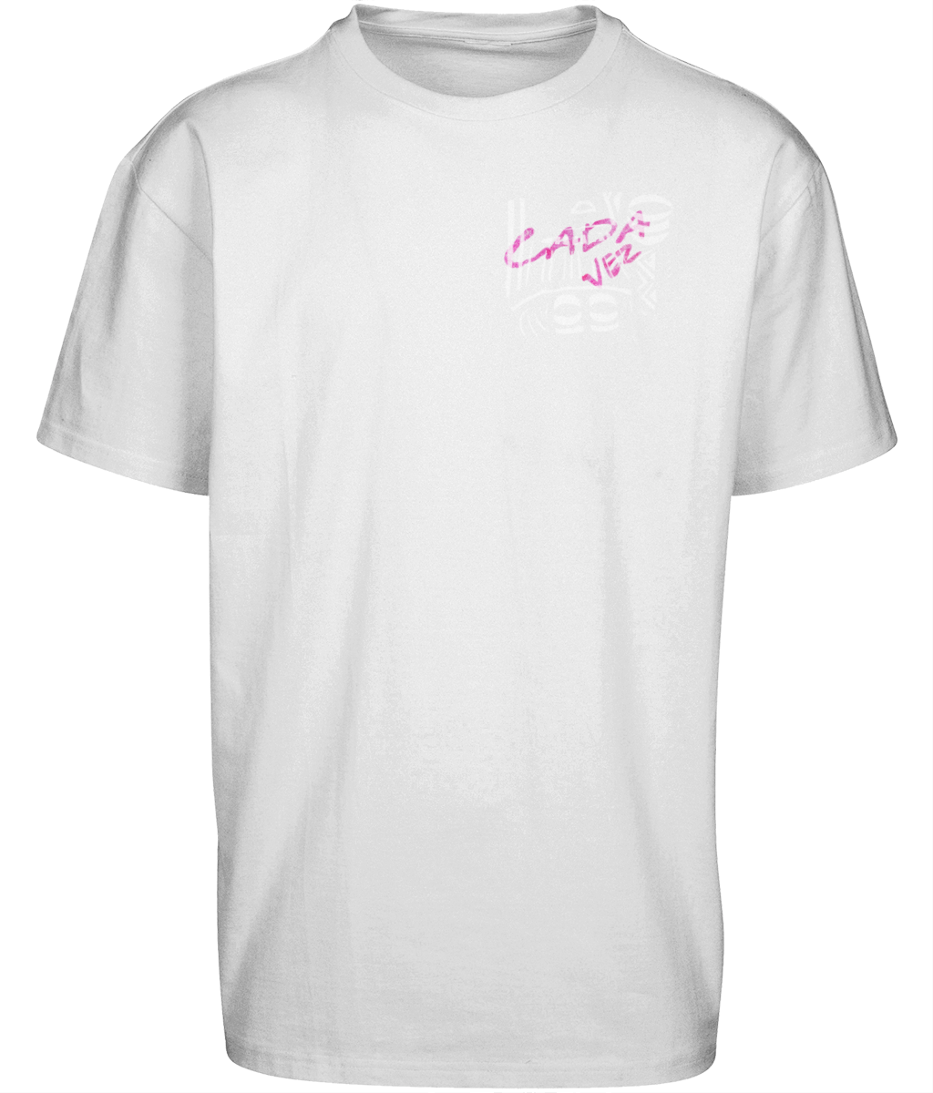 Cada Vez ● Shirt ● Pink ● Oversized ● White