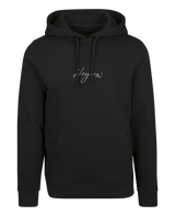 Written ● Hoodie ● Black - White