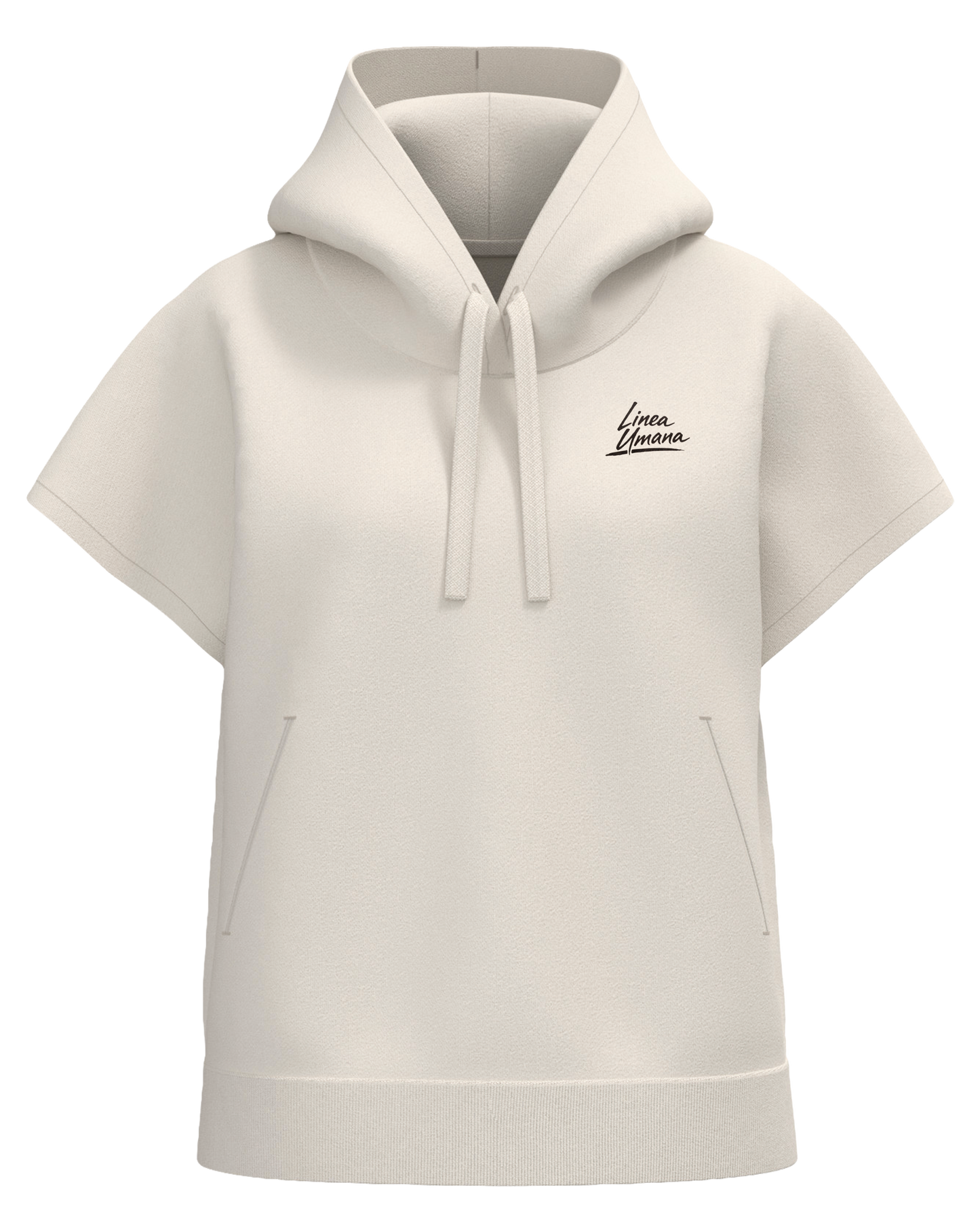 Jamo ● Women Hoodie Short Sleeve ● Ivory