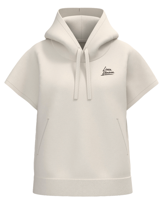 Jamo ● Women Hoodie Short Sleeve ● Ivory