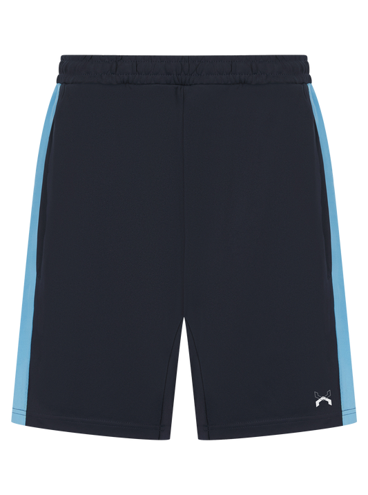 Low Key ● Knitted Shorts ● Navy - Sky