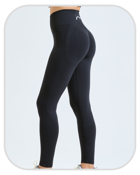 Low Key ● Recycled Scrunch Leggings ● Black