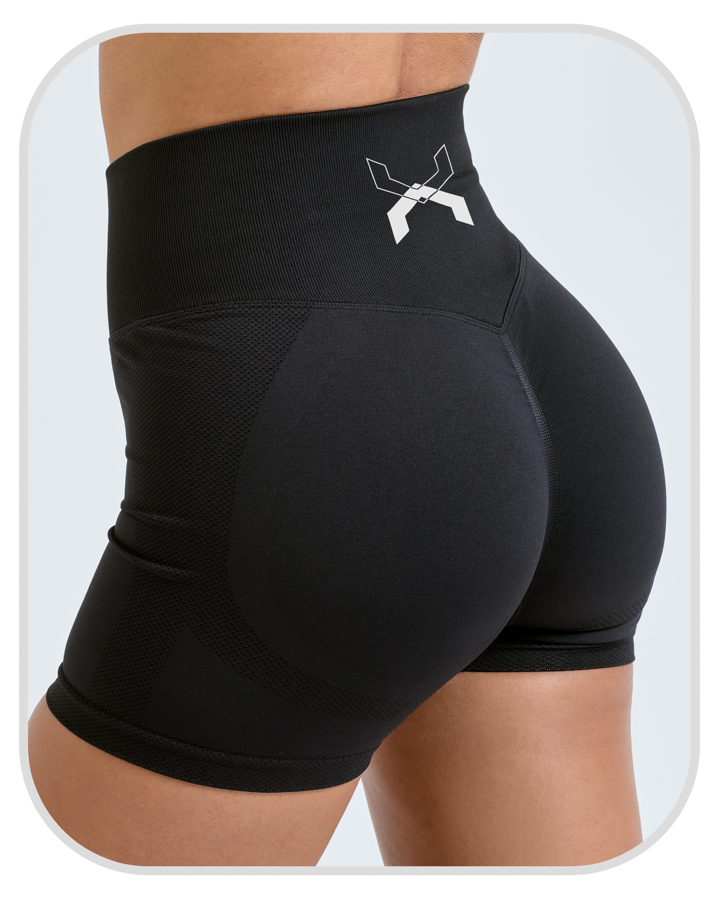 Low Key ● Recycled Scrunch Shorts ● Black
