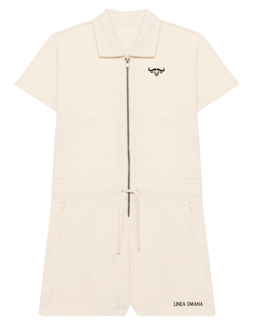 Savan ● Towelling Jumpsuit ● Ivory