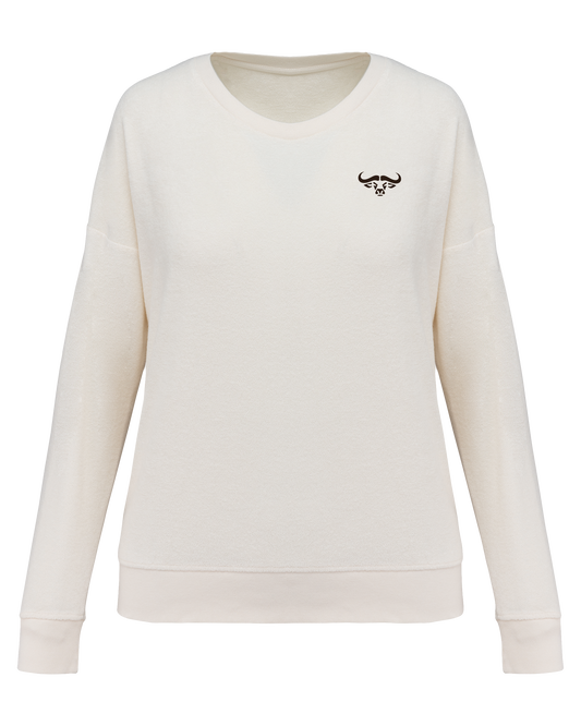 Savan ● Women Towelling Sweater ● Ivory