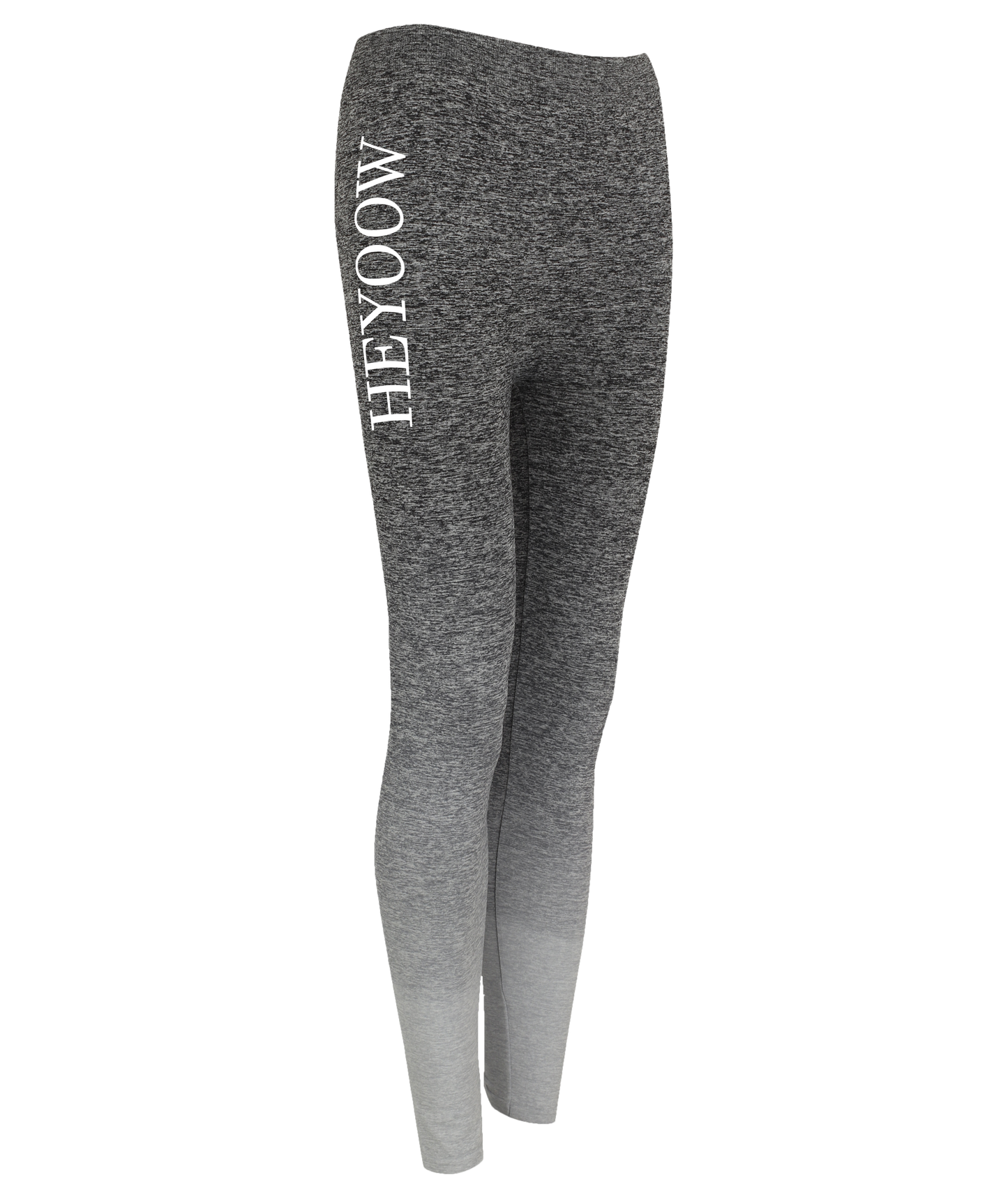 Type ● Seamless Fade Out Legging ● Dark Grey - Light Grey Marl
