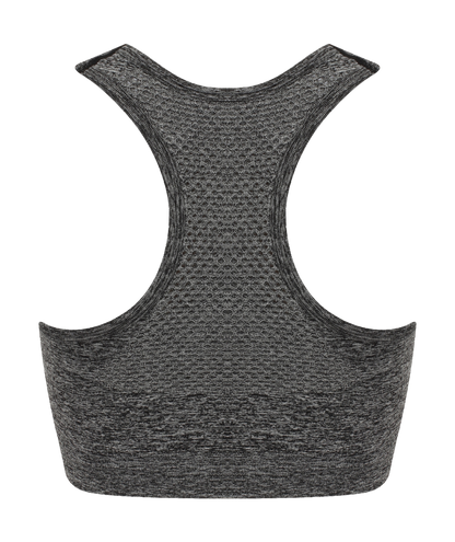 Type ● Seamless Sports Bra ● Dark Grey Marl