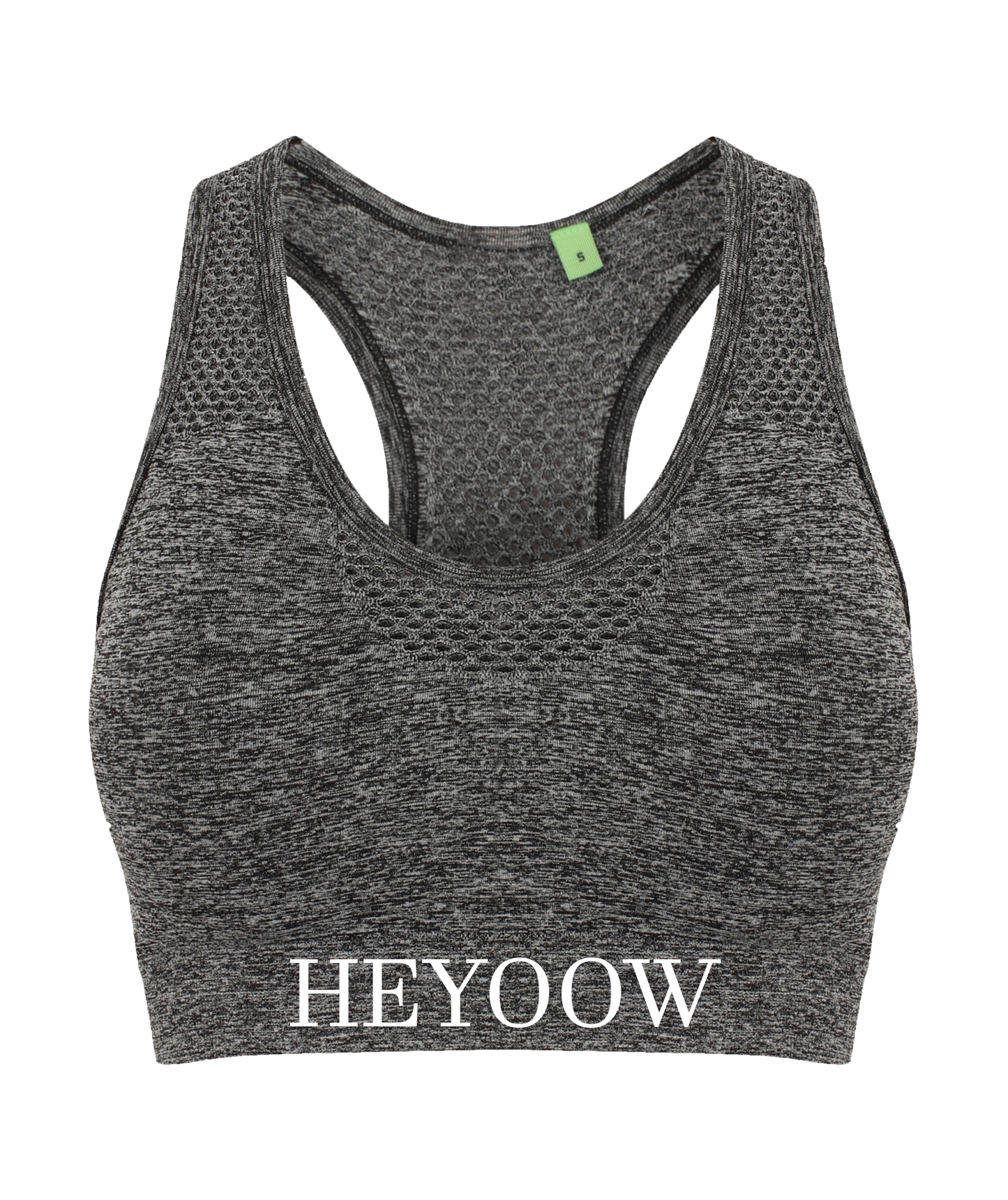 Type ● Seamless Sports Bra ● Dark Grey Marl