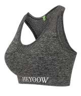 Type ● Seamless Sports Bra ● Dark Grey Marl