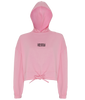 Wildlife ● Cropped Oversize Hoodie ● Pink - Black