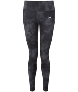 Low Key ● Performance legging ● Grey acid wash