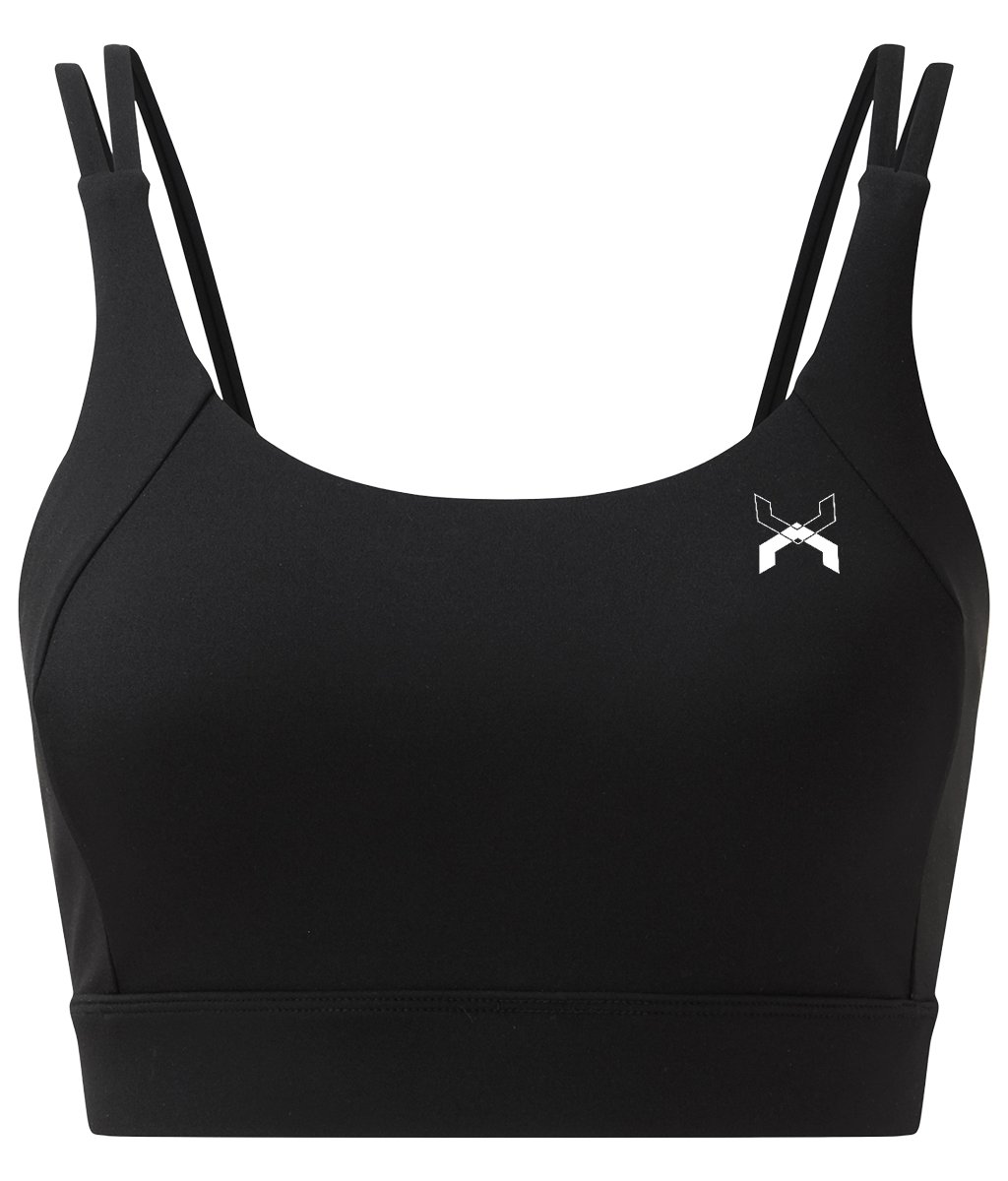Low Key ● Crossback Sports Bra ● Black
