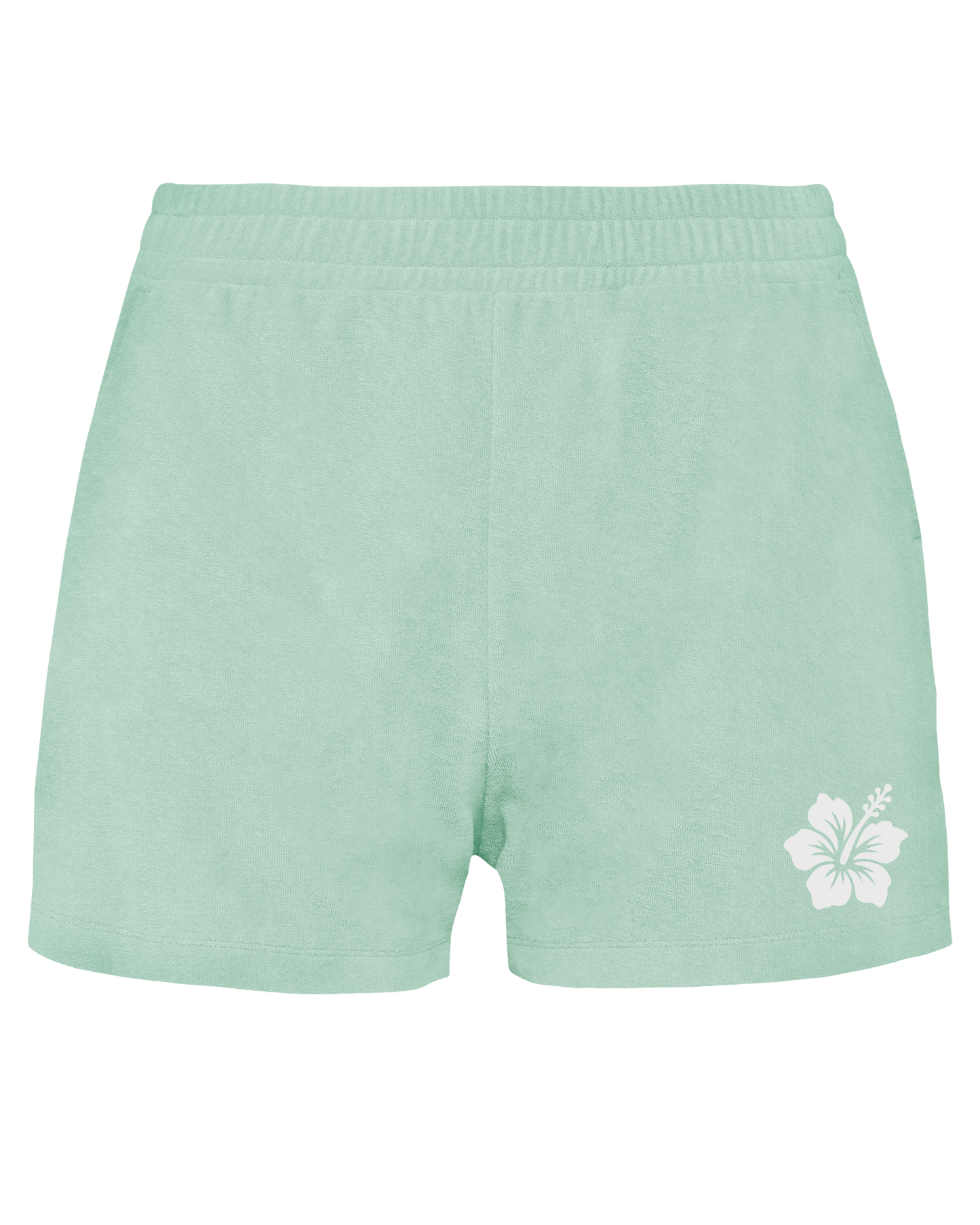 Hibiscus Flower ● Towelling Short ● Brook Green