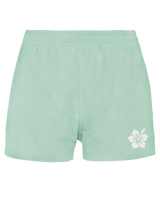 Hibiscus Flower ● Towelling Short ● Brook Green