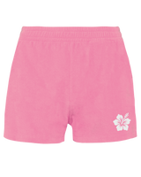 Hibiscus Flower ● Towelling Short ● Candy Rose