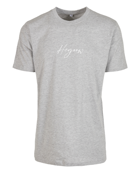 Written ● Shirt ● Heater Grey - White