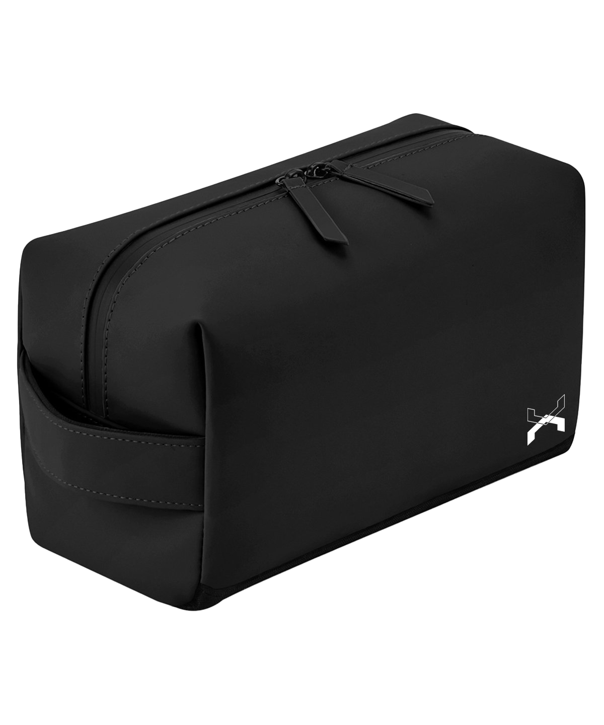 Low Key ● Matte PU Toiletryaccessory case ● Black - White