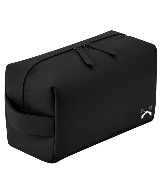 Low Key ● Matte PU Toiletryaccessory case ● Black - White