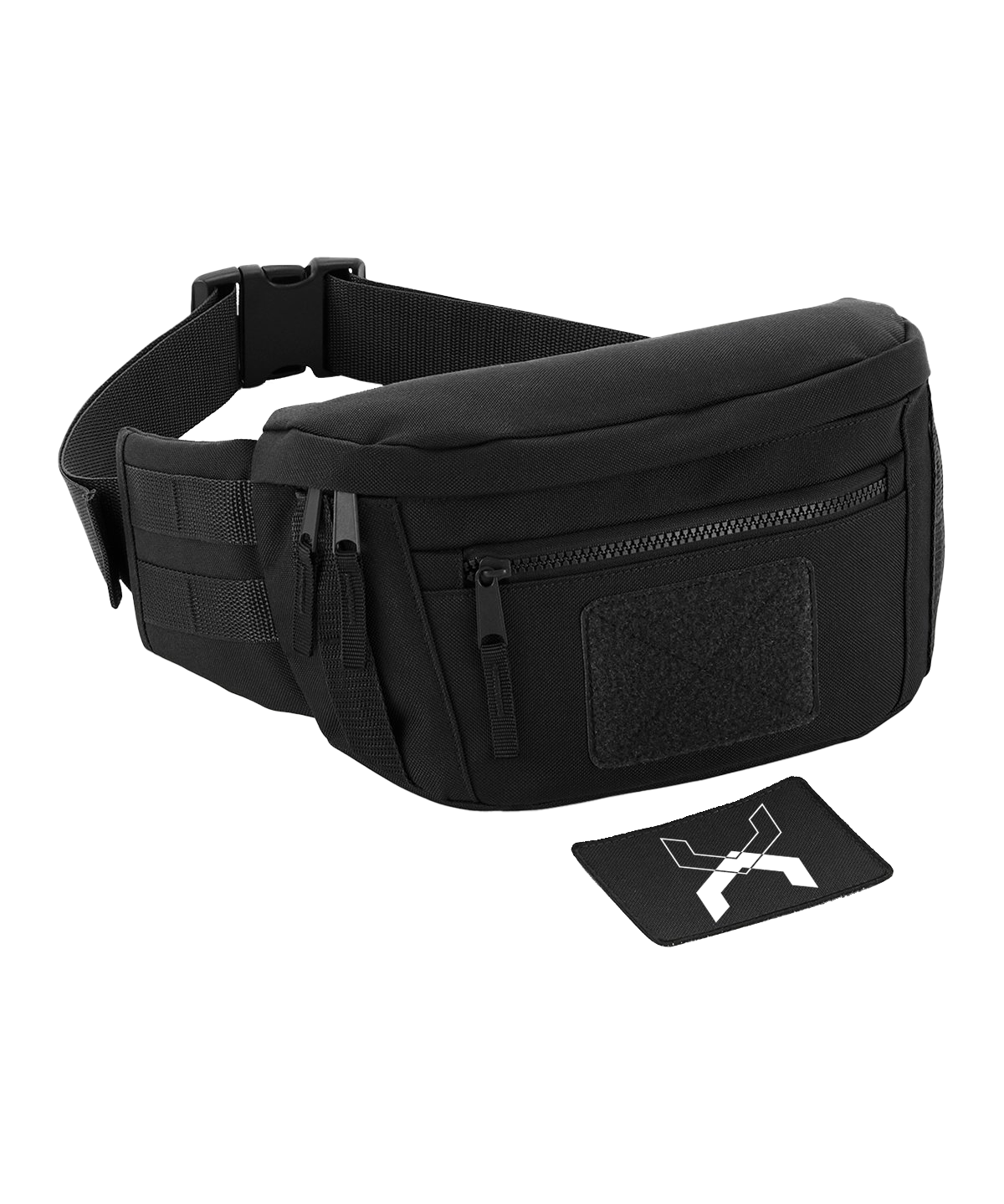 Basic ● Utility Waistpack ● Black - White patch